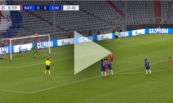 Lewandowski STRZELA GOLA na 1-0 z Chelsea! [VIDEO]